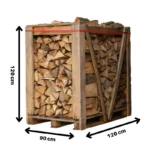 2x Paletten (Weißeiche + Buche/Hainbuche) – 30cm-Scheite – Bild 6